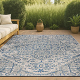 Cascade Bohemian Medallion Textured Weave Indoor/outdoor Area Rug