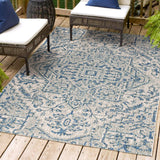 Cascade Bohemian Medallion Textured Weave Indoor/outdoor Area Rug