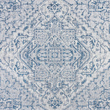 Cascade Bohemian Medallion Textured Weave Indoor/outdoor Square Rug