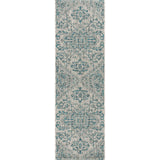 Cascade Bohemian Medallion Textured Weave Indoor/outdoor Runner Rug