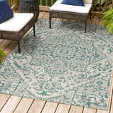 Cascade Bohemian Medallion Textured Weave Indoor/outdoor Area Rug