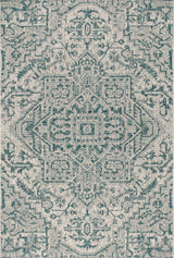 Cascade Bohemian Medallion Textured Weave Indoor/outdoor Area Rug