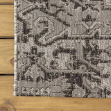 Cascade Bohemian Medallion Textured Weave Indoor/outdoor Runner Rug