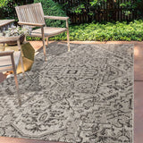 Cascade Bohemian Medallion Textured Weave Indoor/outdoor Area Rug