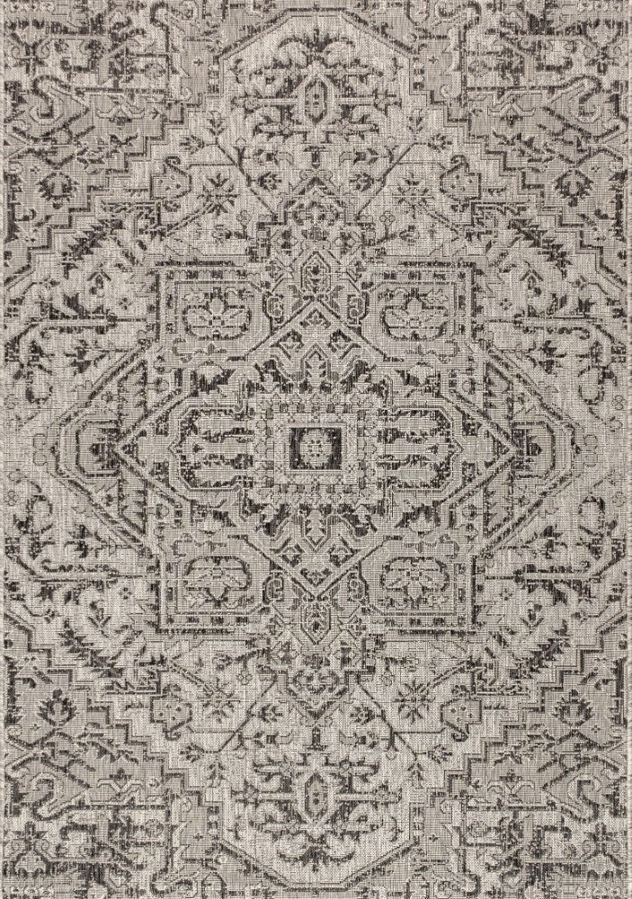 Cascade Bohemian Medallion Textured Weave Indoor/outdoor Area Rug