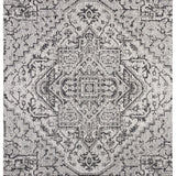 Cascade Bohemian Medallion Textured Weave Indoor/outdoor Square Rug