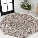 Cascade Bohemian Medallion Textured Weave Indoor/outdoor Octagon Rug