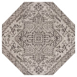 Cascade Bohemian Medallion Textured Weave Indoor/outdoor Octagon Rug