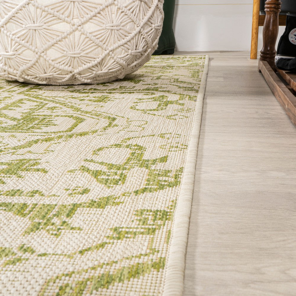 Cascade Bohemian Medallion Textured Weave Indoor/outdoor Area Rug