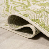 Cascade Bohemian Medallion Textured Weave Indoor/outdoor Runner Rug