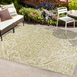 Cascade Bohemian Medallion Textured Weave Indoor/outdoor Area Rug