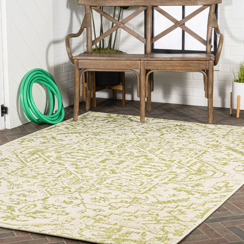 Cascade Bohemian Medallion Textured Weave Indoor/outdoor Area Rug