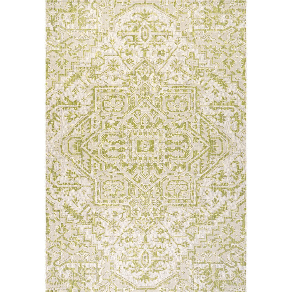Cascade Bohemian Medallion Textured Weave Indoor/outdoor Area Rug