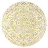 Cascade Bohemian Medallion Textured Weave Indoor/outdoor Round Rug