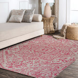 Cascade Bohemian Medallion Textured Weave Indoor/outdoor Area Rug