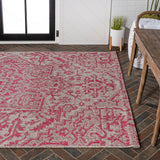 Cascade Bohemian Medallion Textured Weave Indoor/outdoor Area Rug