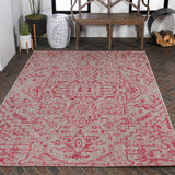 Cascade Bohemian Medallion Textured Weave Indoor/outdoor Area Rug