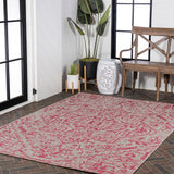 Cascade Bohemian Medallion Textured Weave Indoor/outdoor Area Rug
