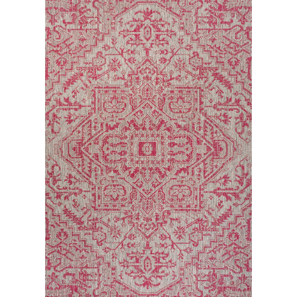 Cascade Bohemian Medallion Textured Weave Indoor/outdoor Area Rug