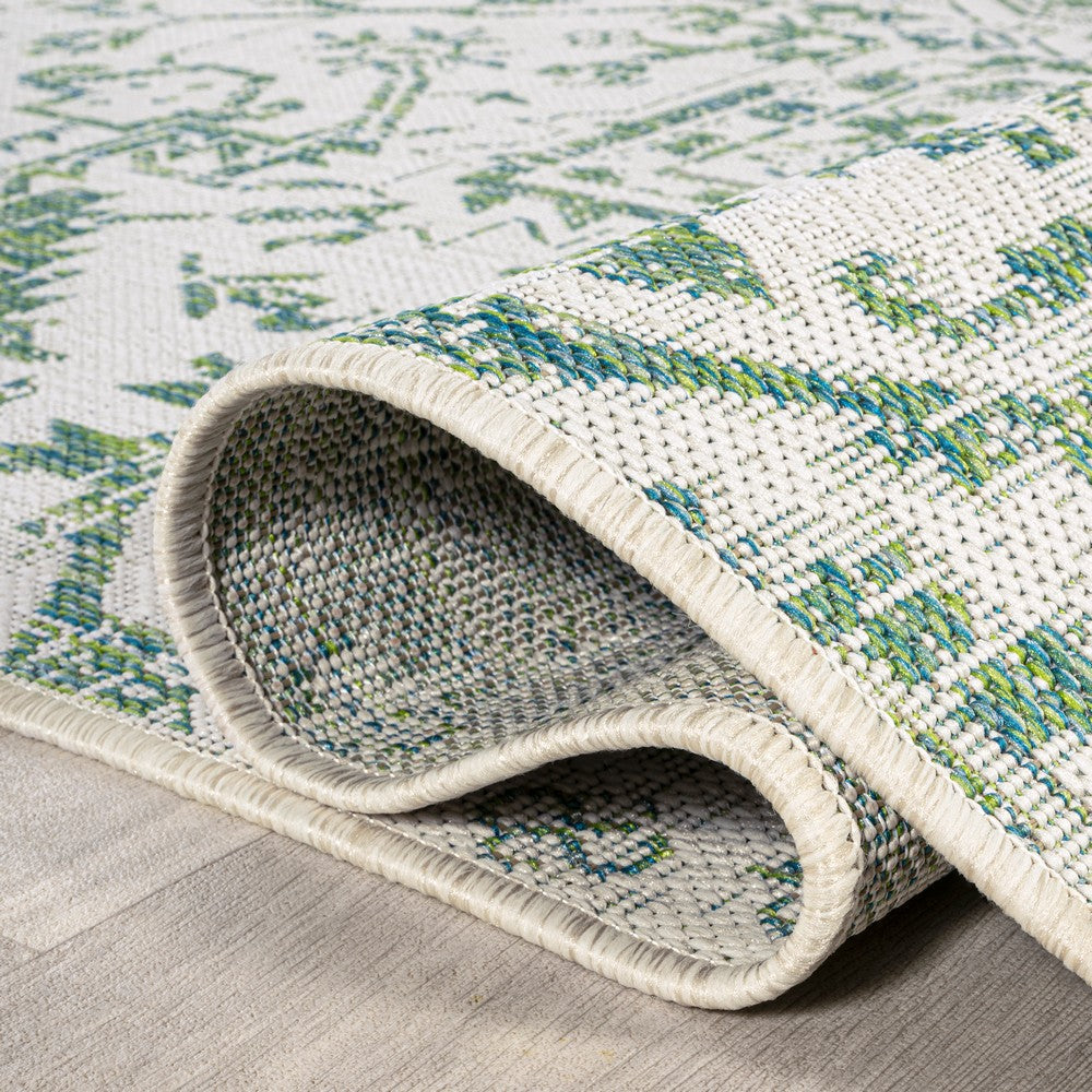 Cascade Bohemian Medallion Textured Weave Indoor/outdoor Area Rug