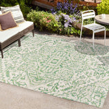 Cascade Bohemian Medallion Textured Weave Indoor/outdoor Area Rug
