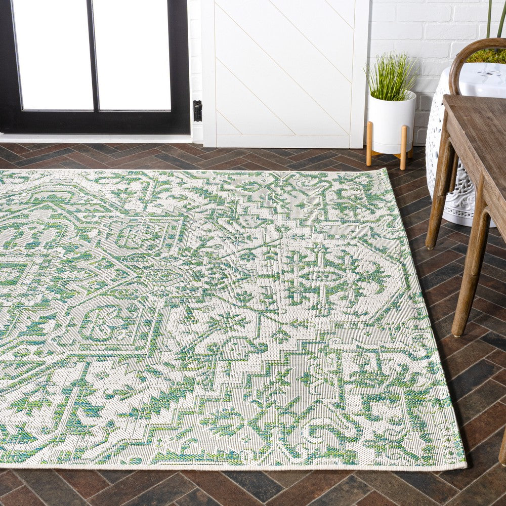 Cascade Bohemian Medallion Textured Weave Indoor/outdoor Area Rug