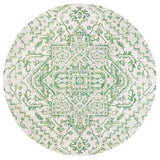 Cascade Bohemian Medallion Textured Weave Indoor/outdoor Round Rug