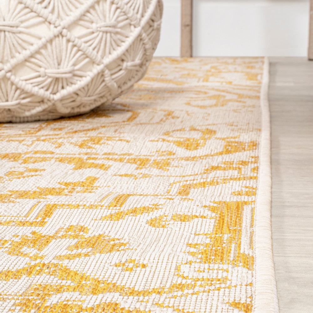 Cascade Bohemian Medallion Textured Weave Indoor/outdoor Area Rug