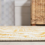 Cascade Bohemian Medallion Textured Weave Indoor/outdoor Runner Rug