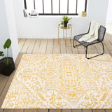 Cascade Bohemian Medallion Textured Weave Indoor/outdoor Area Rug