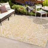 Cascade Bohemian Medallion Textured Weave Indoor/outdoor Area Rug