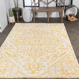 Cascade Bohemian Medallion Textured Weave Indoor/outdoor Area Rug