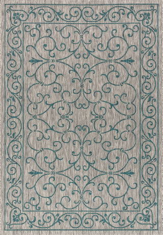 Loretta Vintage Filigree Textured Weave Indoor/outdoor Area Rug