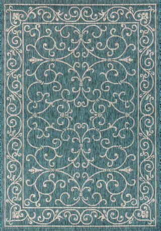 Loretta Vintage Filigree Textured Weave Indoor/outdoor Area Rug
