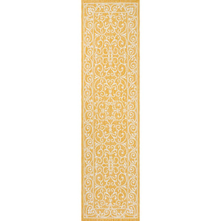 Loretta Vintage Filigree Textured Weave Indoor/outdoor Runner Rug