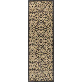 Alfombra Vintage Filigree Textured Weave Indoor/outdoor Runner Rug