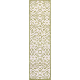 Alfombra Vintage Filigree Textured Weave Indoor/outdoor Runner Rug