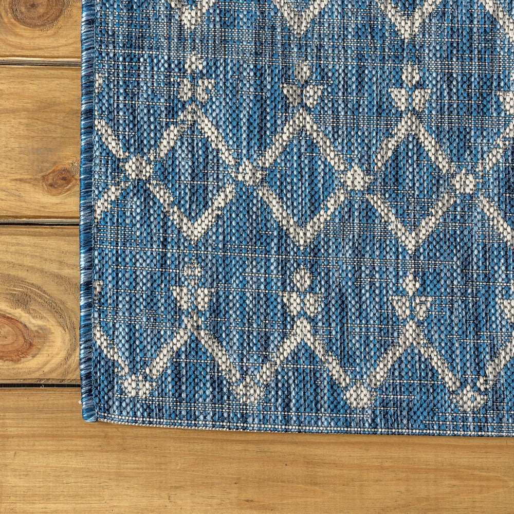 Dean Moroccan Geometric Textured Weave Indoor/outdoor Area Rug