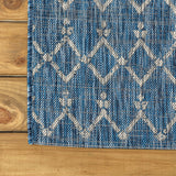 Dean Moroccan Geometric Textured Weave Indoor/outdoor Area Rug