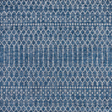 Dean Moroccan Geometric Textured Weave Indoor/outdoor Square Rug