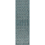 Dean Moroccan Geometric Textured Weave Indoor/outdoor Runner Rug