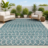 Dean Moroccan Geometric Textured Weave Indoor/outdoor Area Rug