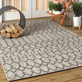 Dean Moroccan Geometric Textured Weave Indoor/outdoor Area Rug