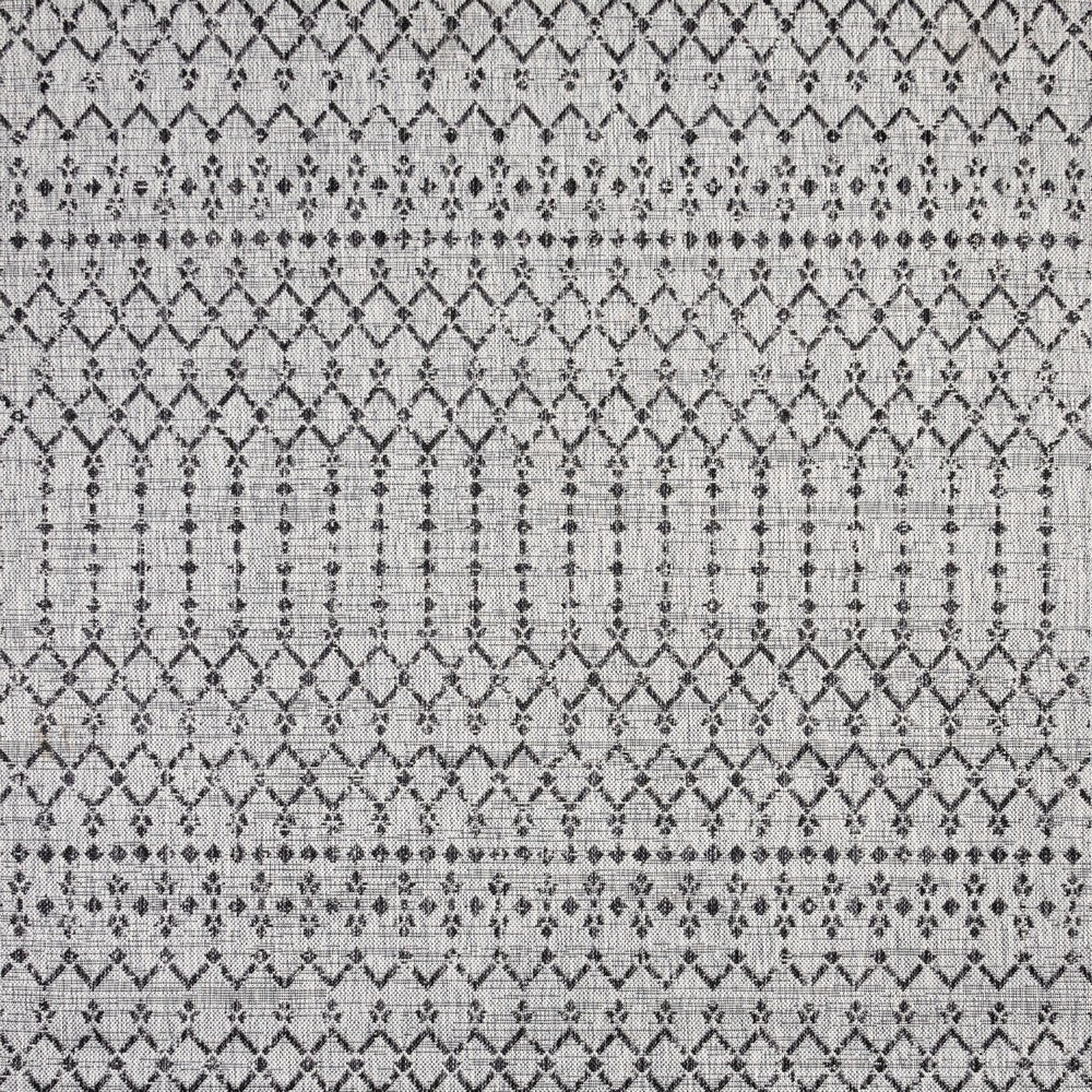 Dean Moroccan Geometric Textured Weave Indoor/outdoor Square Rug