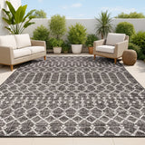 Dean Moroccan Geometric Textured Weave Indoor/outdoor Area Rug