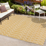 Dean Moroccan Geometric Textured Weave Indoor/outdoor Area Rug