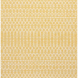 Dean Moroccan Geometric Textured Weave Indoor/outdoor Square Rug