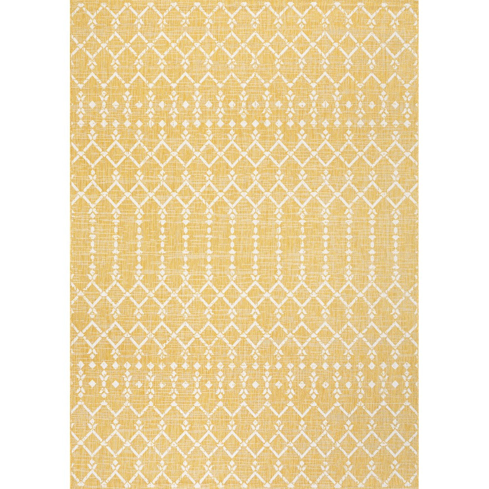 Dean Moroccan Geometric Textured Weave Indoor/outdoor Area Rug