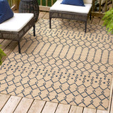 Dean Moroccan Geometric Textured Weave Indoor/outdoor Area Rug