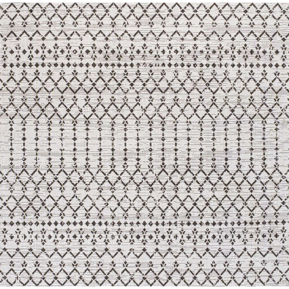 Dean Moroccan Geometric Textured Weave Indoor/outdoor Square Rug